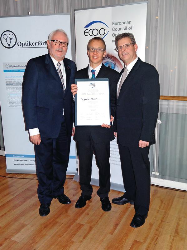 ECOO-Diplom für Joachim Göppert