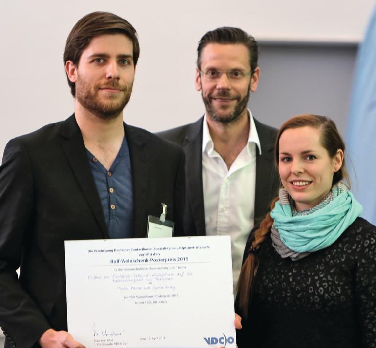 Berliner Studenten gewinnen Posterpreis 2015