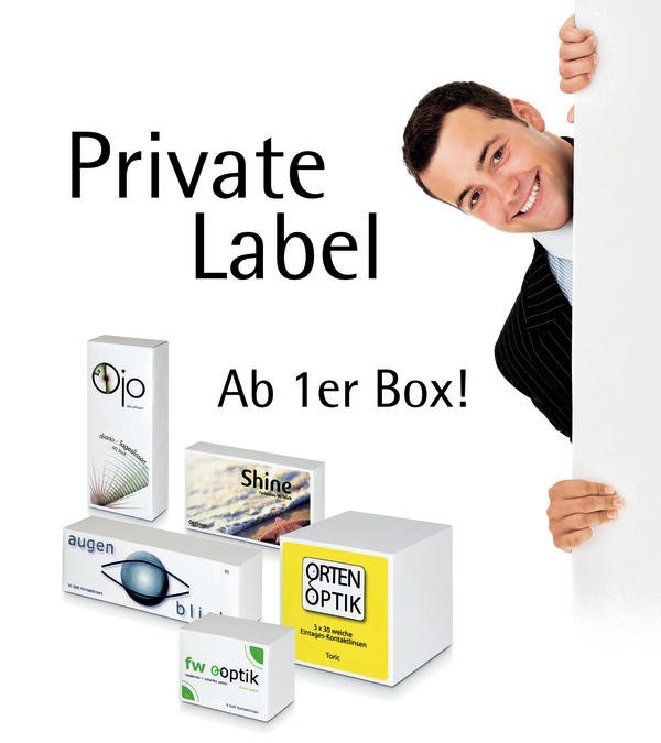 Private Label ab einer Box