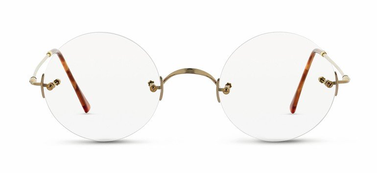 Randlose Lunor: Klassische Brillen