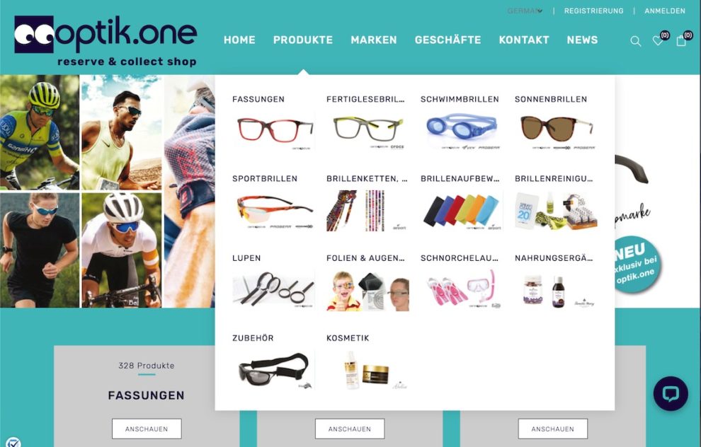 optik.one - ein Markenshop