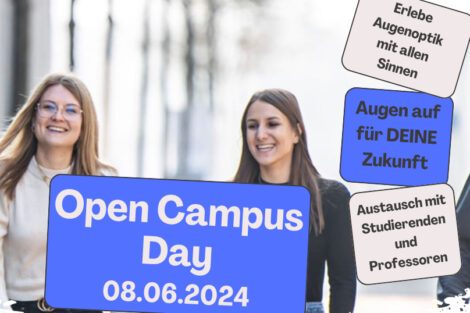 Einblicke in die Welt der Augenoptik und Optometrie beim Open Campus Day der Hochschule Aalen