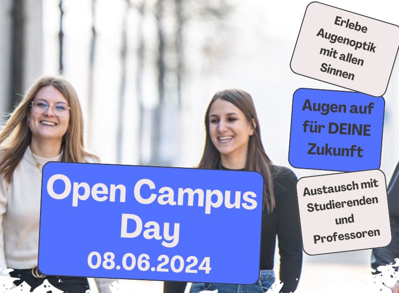 Einblicke in die Welt der Augenoptik und Optometrie beim Open Campus Day der Hochschule Aalen