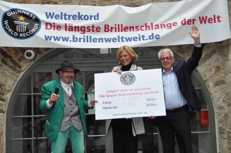 Längste Brillenschlange der Welt in Koblenz